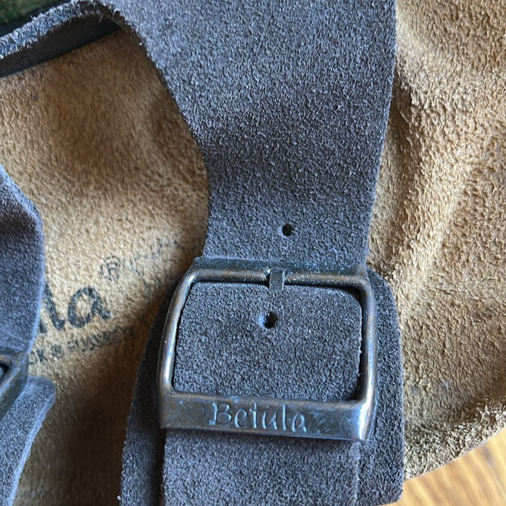 🌿Betula by Birkenstock Unisex Suede Sandals NIB - Picture 10 of 12